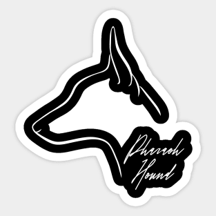 Proud Pharaoh Hound profile dog lover Sticker